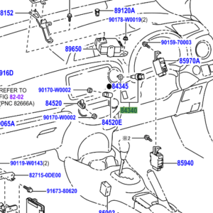 Toyota Yaris 2011-2014 SWITCH ASSY, STOP LAMP