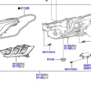 Toyota Yaris 2020-Present LED HEADLAMP ASSY LH